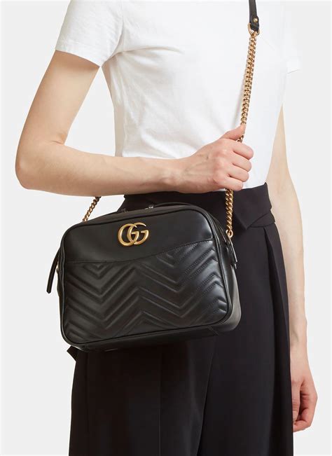 matelassé leather shoulder bag gucci|gucci marmont small matelasse bag.